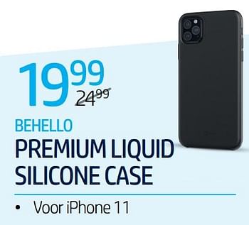 Promoties Behello premium liquid silicone case - BeHello - Geldig van 24/02/2020 tot 08/03/2020 bij VCD