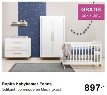 Promoties Bopita babykamer fenna - Bopita - Geldig van 23/02/2020 tot 29/02/2020 bij Baby & Tiener Megastore