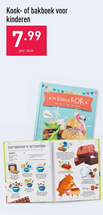 Promoties Kook- of bakboek voor kinderen - Huismerk - Aldi - Geldig van 02/03/2020 tot 07/03/2020 bij Aldi