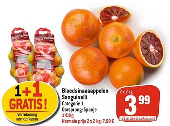 Promoties Bloedsinaasappelen sanguinelli - Huismerk - Match - Geldig van 26/02/2020 tot 03/03/2020 bij Match