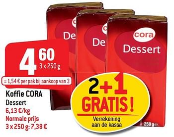 Promoties Koffie cora dessert - Huismerk - Smatch - Geldig van 26/02/2020 tot 03/03/2020 bij Smatch