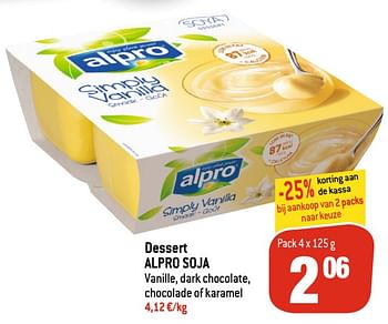 Promoties Dessert alpro soja - Alpro - Geldig van 26/02/2020 tot 03/03/2020 bij Match
