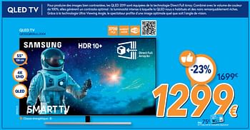 Promotions Samsung qled tv qe55q80ralxxn - Samsung - Valide de 26/02/2020 à 26/03/2020 chez Krefel