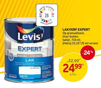 Promoties Lakverf expert - Levis - Geldig van 04/03/2020 tot 16/03/2020 bij Brico