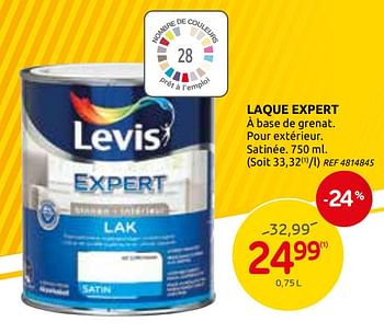 Promotions Laque expert - Levis - Valide de 04/03/2020 à 16/03/2020 chez Brico