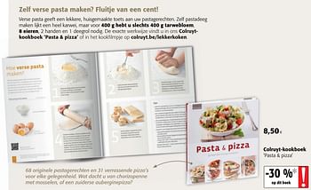 Promotions Colruyt-kookboek pasta + pizza - Produit maison - Colruyt - Valide de 26/02/2020 à 10/03/2020 chez Colruyt