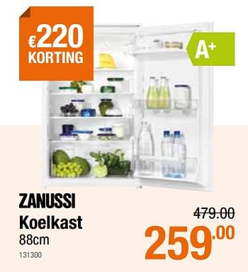 Promoties Zanussi koelkast - Zanussi - Geldig van 27/02/2020 tot 11/03/2020 bij Cevo Market