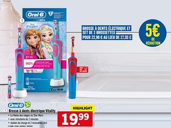 Oral B Brosse A Dents Electrique Vitality En Promotion Chez Lidl