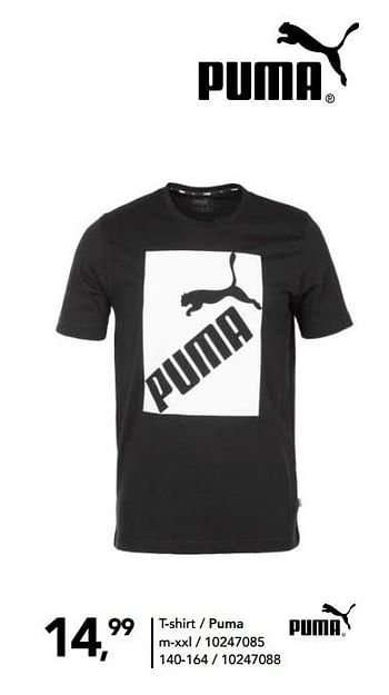 Promoties T-shirt puma - Puma - Geldig van 06/03/2020 tot 22/03/2020 bij Bristol