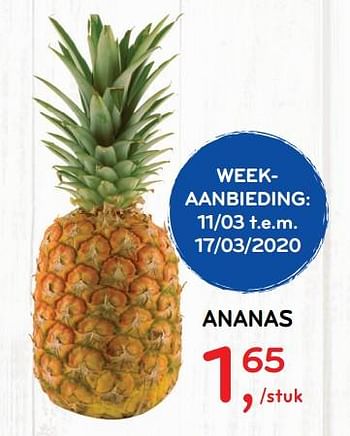 Promoties Ananas - Huismerk - Alvo - Geldig van 11/03/2020 tot 24/03/2020 bij Alvo