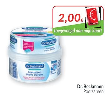 Promoties Dr. beckmann poetssteen - Dr. Beckmann - Geldig van 01/03/2020 tot 31/03/2020 bij Intermarche