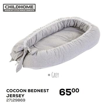 Promoties Cocoon bednest jersey - Childhome - Geldig van 06/03/2020 tot 31/03/2020 bij Supra Bazar