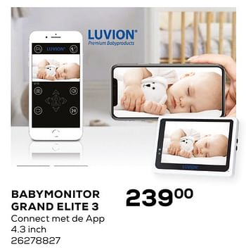 Promoties Luvion babymonitor grand elite 3 connect met de app - Luvion - Geldig van 06/03/2020 tot 31/03/2020 bij Supra Bazar