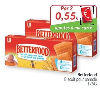 Lu Betterfood Biscuit Pour Panade En Promotion Chez Intermarche