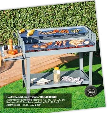 Promoties Houtskoolbarbecue florida bbq+friends - BBQ & Friends  - Geldig van 03/04/2020 tot 30/08/2020 bij Brico