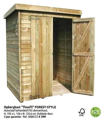 Promotions Opbergkast theofil forest-style - Forest-Style - Valide de 03/04/2020 à 30/08/2020 chez Brico
