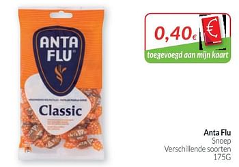 Promoties Anta flu snoep - Anta Flu - Geldig van 01/03/2020 tot 31/03/2020 bij Intermarche