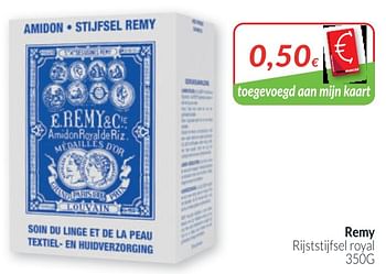 Promoties Remy rijststijfsel royal - Remy - Geldig van 01/03/2020 tot 31/03/2020 bij Intermarche