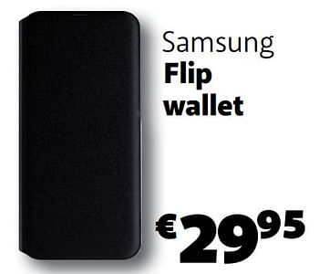 Promoties Samsung flip wallet - Samsung - Geldig van 09/03/2020 tot 29/03/2020 bij Base