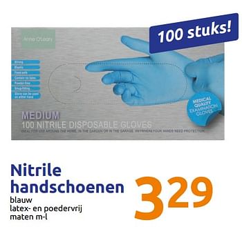 tint krassen nog een keer Huismerk - Action Nitrile handschoenen - Promotie bij Action