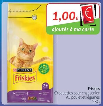 Promo Friskies Croquettes Pour Chats chez Carrefour