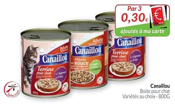 Promotion Intermarche Canaillou Boite Pour Chat Canaillou Animaux Et Accessoires Valide Jusqua 4 Promobutler