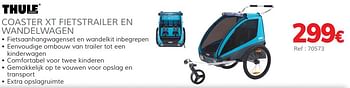 Promoties Coaster xt fietstrailer en wandelwagen - Thule - Geldig van 13/03/2020 tot 31/03/2021 bij Auto 5