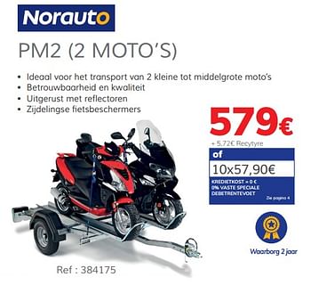 Promoties Pm2 2 moto`s - Norauto - Geldig van 13/03/2020 tot 31/03/2021 bij Auto 5