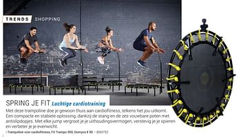 Promoties Trampoline voor cardiofitness, fit trampo 500, domyos - Domyos - Geldig van 10/03/2020 tot 20/09/2020 bij Decathlon