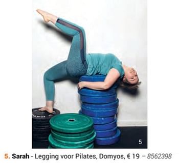 Promoties Sarah - legging voor pilates, domyos - Domyos - Geldig van 10/03/2020 tot 20/09/2020 bij Decathlon