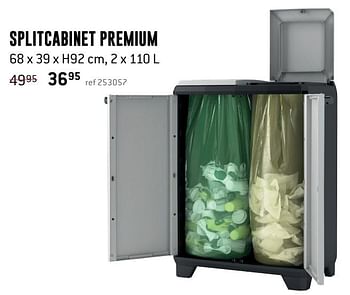 Promoties Splitcabinet premium - Keter - Geldig van 13/03/2020 tot 05/04/2020 bij Freetime