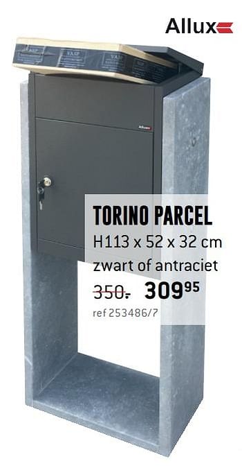 Promoties Torino parcel - Allux - Geldig van 13/03/2020 tot 05/04/2020 bij Freetime