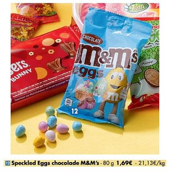 Promoties Speckled eggs chocolade m+m`s - M&M 's - Geldig van 18/03/2020 tot 30/03/2020 bij Carrefour