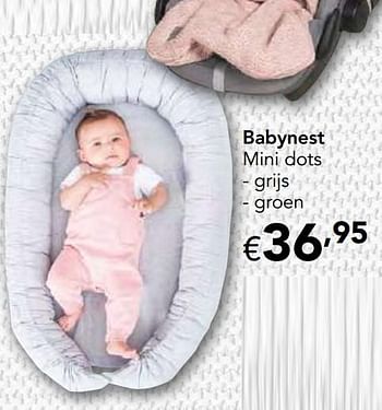Promoties Babynest mini dots - Huismerk - Happyland - Geldig van 16/03/2020 tot 03/05/2020 bij Happyland