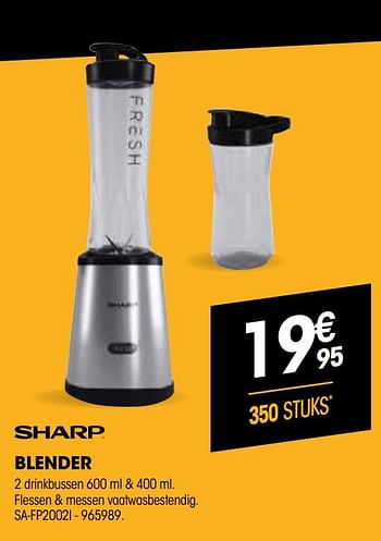 Promoties Sharp blender sa-fp2002i - Sharp - Geldig van 26/03/2020 tot 12/04/2020 bij Electro Depot