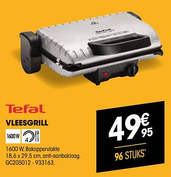 Promoties Tefal vleesgrill gc205012 - Tefal - Geldig van 26/03/2020 tot 12/04/2020 bij Electro Depot