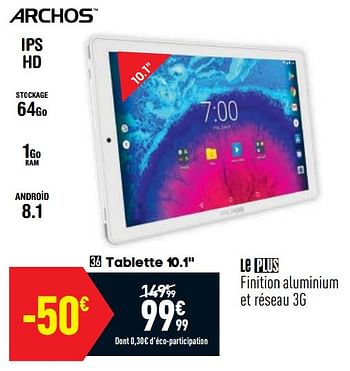Promoties Archos tablette 10.1 - Archos - Geldig van 10/03/2020 tot 30/03/2020 bij Conforama