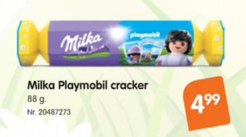 Promoties Milka playmobil cracker - Milka - Geldig van 18/03/2020 tot 21/04/2020 bij Fun