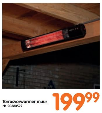 Promoties Terrasverwarmer muur - Huismerk - Fun - Geldig van 20/03/2020 tot 03/05/2020 bij Fun