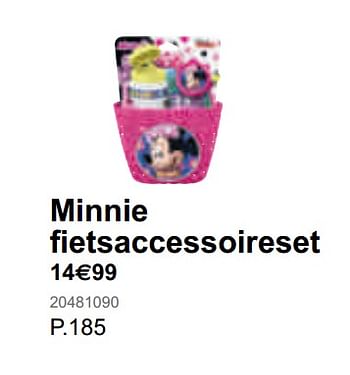 Promoties Minnie fietsaccessoireset - Minnie Mouse - Geldig van 20/03/2020 tot 03/05/2020 bij Fun