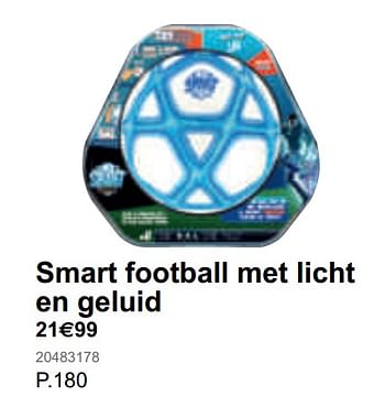 Promoties Smart football met licht en geluid - Huismerk - Fun - Geldig van 20/03/2020 tot 03/05/2020 bij Fun