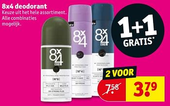 Promoties 8x4 deodorant - 8x4 - Geldig van 23/03/2020 tot 05/04/2020 bij Kruidvat