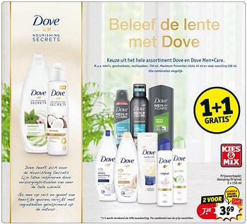 Promoties Deospray original - Dove - Geldig van 23/03/2020 tot 05/04/2020 bij Kruidvat