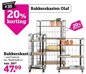 Promoties Bakkerskast - Huismerk - Leen Bakker - Geldig van 23/03/2020 tot 05/04/2020 bij Leen Bakker