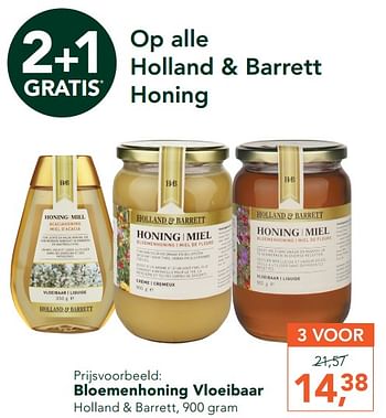 Promotions Bloemenhoning vloeibaar - Produit maison - Holland & Barrett - Valide de 23/03/2020 à 19/04/2020 chez Holland & Barret
