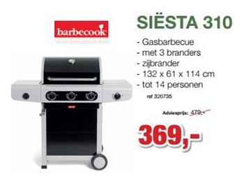 Promotions Barbecook siesta 310 - Barbecook - Valide de 28/03/2020 à 11/04/2020 chez Paradisio