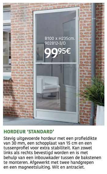 Promoties Hordeur standard - Huismerk - HandyHome - Geldig van 23/03/2020 tot 21/06/2020 bij HandyHome