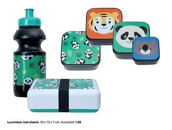 Promoties Lunchbox met elastic - Huismerk - Zeeman  - Geldig van 28/03/2020 tot 03/04/2020 bij Zeeman