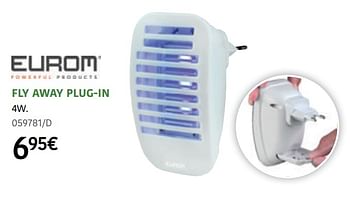 Promotions Fly away plug-in - Eurom - Valide de 23/03/2020 à 21/06/2020 chez HandyHome