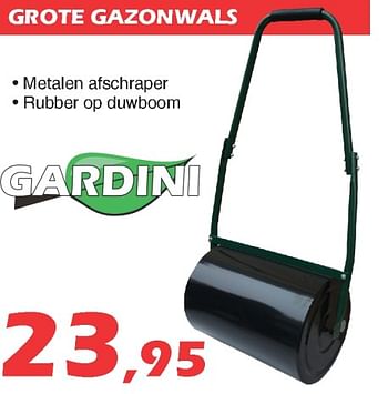 Promoties Gardini grote gazonwals - Gardini - Geldig van 20/03/2020 tot 19/04/2020 bij Itek